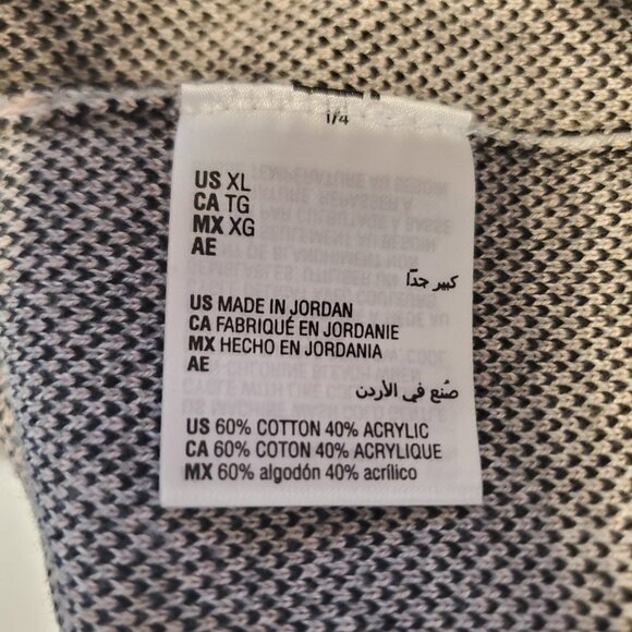 Charter Club Womens Grey Argyle Knit Sweater XL - Picture 10 of 11